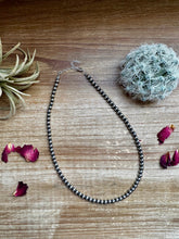 Load image into Gallery viewer, 5 mm Sterling Silver Pearls necklace