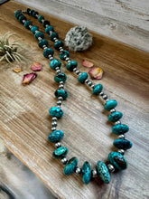 Load image into Gallery viewer, 43 inch - One of a kind - Sterling silver &amp; turquoise