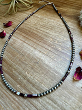 Load image into Gallery viewer, 20 inch - NFR collection - sterling silver and purple spiny