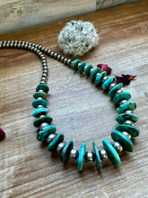 Load image into Gallery viewer, 32 inch - NFR collection - sterling silver and turquoise