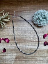 Load image into Gallery viewer, 4 mm Sterling Silver Pearls necklace