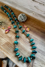 Load image into Gallery viewer, 43 inch - One of a kind - Sterling silver &amp; turquoise