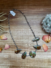 Load image into Gallery viewer, 17 inch Royston Turquoise Choker / Necklace &amp; Sterling Silver