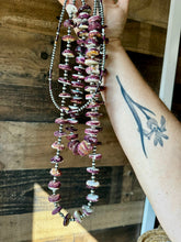 Load image into Gallery viewer, 20 inch - NFR collection - sterling silver and purple spiny