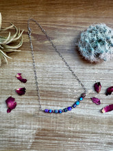 Load image into Gallery viewer, 15.5 inch chain choker and Verascite sea sediment and sterling silver