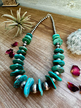 Load image into Gallery viewer, 22 inch - NFR collection - sterling silver and turquoise