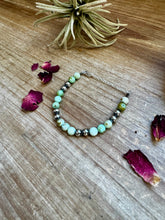 Load image into Gallery viewer, 6 mm sterling silver pearls bracelet with maya jade natural