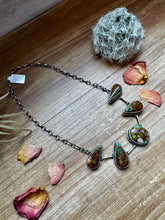 Load image into Gallery viewer, 17 inch Royston Turquoise Choker / Necklace &amp; Sterling Silver