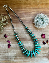 Load image into Gallery viewer, 21 inch - NFR collection - sterling silver and turquoise