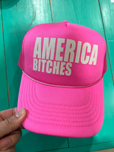 Load image into Gallery viewer, America Bitches Trucker