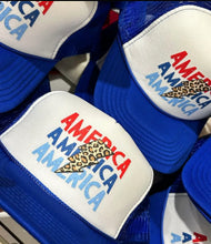 Load image into Gallery viewer, America Leopard Bolt Trucker