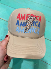 Load image into Gallery viewer, America Leopard Bolt Trucker