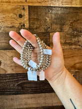 Load image into Gallery viewer, 6 mm Silver Plated beads bracelet