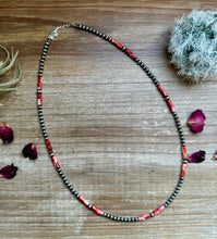 Load image into Gallery viewer, 20 inch - NFR collection - sterling silver and red spiny