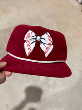 Load image into Gallery viewer, Baseball Bow Trucker Hat