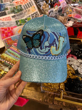 Load image into Gallery viewer, Blue Swirl Pattern Trucker Hat