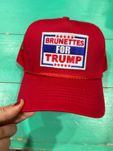 Load image into Gallery viewer, Brunettes For Trump Trucker