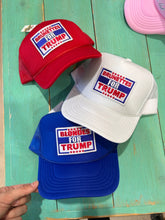 Load image into Gallery viewer, Blondes For Trump Trucker