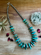 Load image into Gallery viewer, 22 inch - NFR collection - sterling silver and turquoise