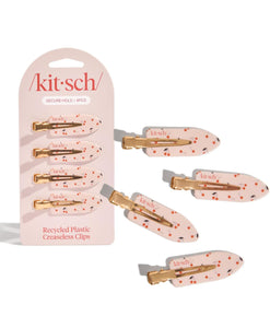 Creaseless Clips 4pc Set- Cherry Print