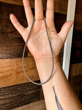 Load image into Gallery viewer, 14 inch 3 mm sterling silver pearls - choker