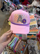Load image into Gallery viewer, Colorful Flowers Pattern Trucker Hat