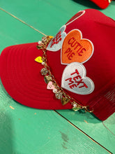 Load image into Gallery viewer, Conversation Hearts Trucker Hat Chain