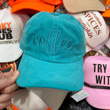 Load image into Gallery viewer, Corduroy Coffee Cap