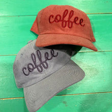 Load image into Gallery viewer, Corduroy Coffee Cap