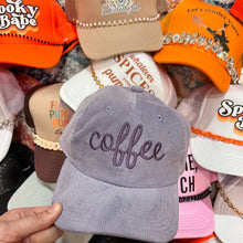 Load image into Gallery viewer, Corduroy Coffee Cap