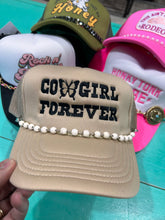 Load image into Gallery viewer, Cowgirl Forever Trucker