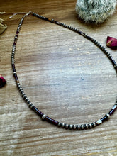 Load image into Gallery viewer, 20 inch - NFR collection - sterling silver and purple spiny