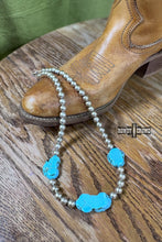 Load image into Gallery viewer, Texline Turquoise Necklace