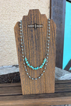 Load image into Gallery viewer, Turquoise Pearl Necklace