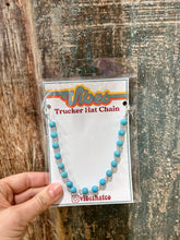Load image into Gallery viewer, Turquoise Trucker Hat Chain