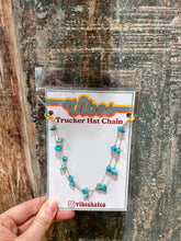 Load image into Gallery viewer, Turquoise Trucker Chain
