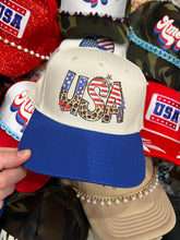Load image into Gallery viewer, Leopard USA Trucker