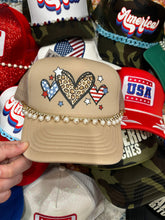 Load image into Gallery viewer, Patriotic Hearts Cap