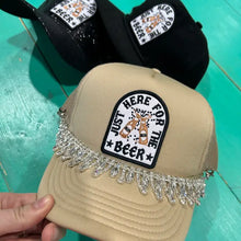Load image into Gallery viewer, Just Here For The Beer Trucker Hat