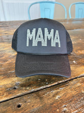 Load image into Gallery viewer, MAMA Rhinestone Trucker Hat