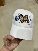 Load image into Gallery viewer, Patriotic Hearts Cap