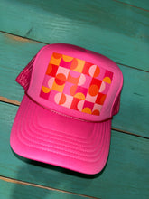 Load image into Gallery viewer, Pink Abstract Pattern Trucker