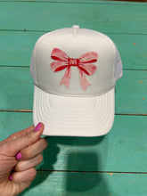 Load image into Gallery viewer, Pink Bow Trucker Hat