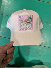 Load image into Gallery viewer, Pink Hat Santa Patch Cap
