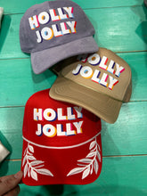 Load image into Gallery viewer, Retro Holly Jolly Trucker