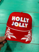 Load image into Gallery viewer, Retro Holly Jolly Trucker