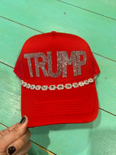 Load image into Gallery viewer, Rhinestone TRUMP Trucker
