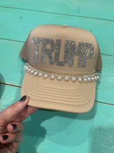 Load image into Gallery viewer, Rhinestone TRUMP Trucker