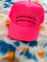 Load image into Gallery viewer, Save Water Drink Wine Trucker