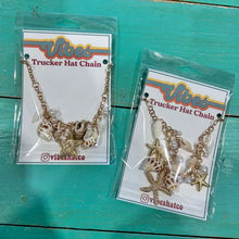 Load image into Gallery viewer, Seashell &amp; Pearl Trucker Hat Chain